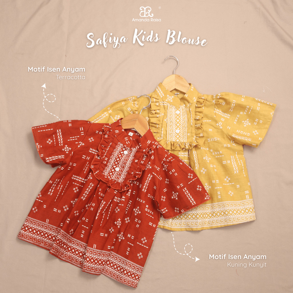 Batik Amanda Raisa Baju Batik Anak Perempuan Safiya Kids Blouse