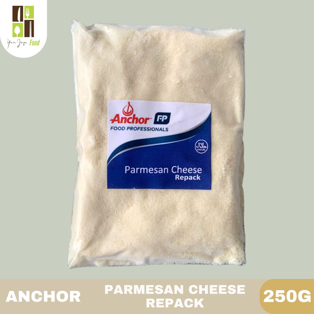 Anchor Parmesan Cheese 250g / Keju Parmesan Bubuk / Parmesan Cheese Powder / Keju Bubuk