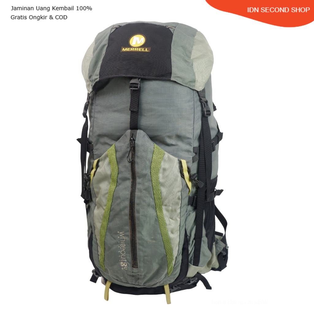 MERRELL Whiteout 50 + 6 L Technical Hiking Backpack - Alpine Rucksack - Preloved