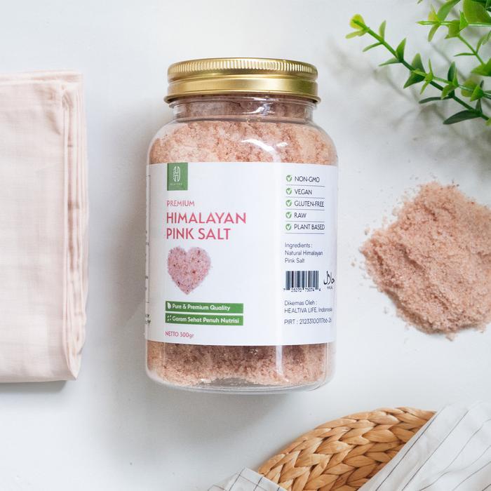 Healtiva | Garam Himalaya | Original | Himalayan Salt | Garam Pink | Garam Masakan | Garam Kesehatan