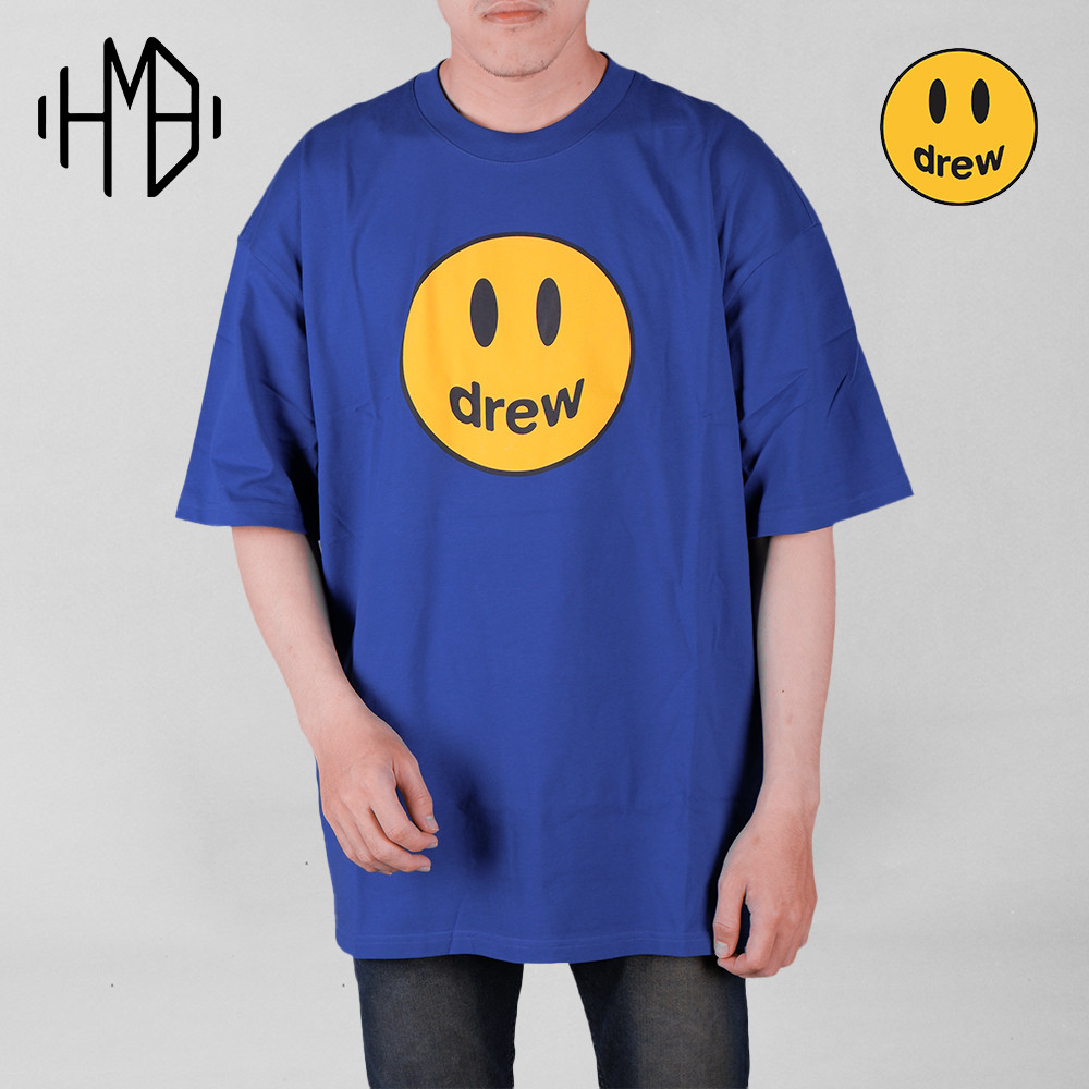 Drew House T-Shirt Mascot SS Tee Blue 100% Authentic