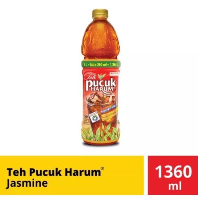 Teh Pucuk Harum Melati 1300ml Botol Jumbo Minuman Tea Original