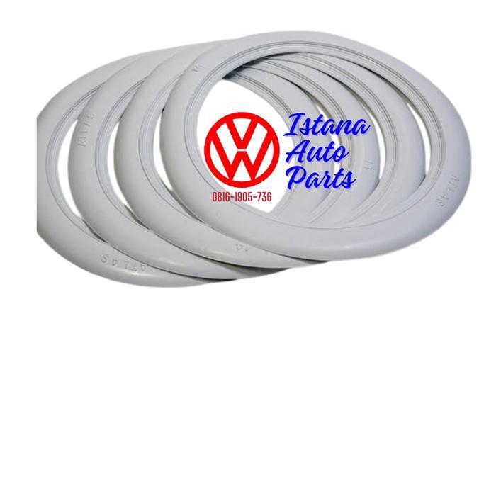 White Wall/Lapisan Ban Luar Untuk Mobil Vw Kodok, Combi, Safari Ukuran 14 Merk Atlas quality