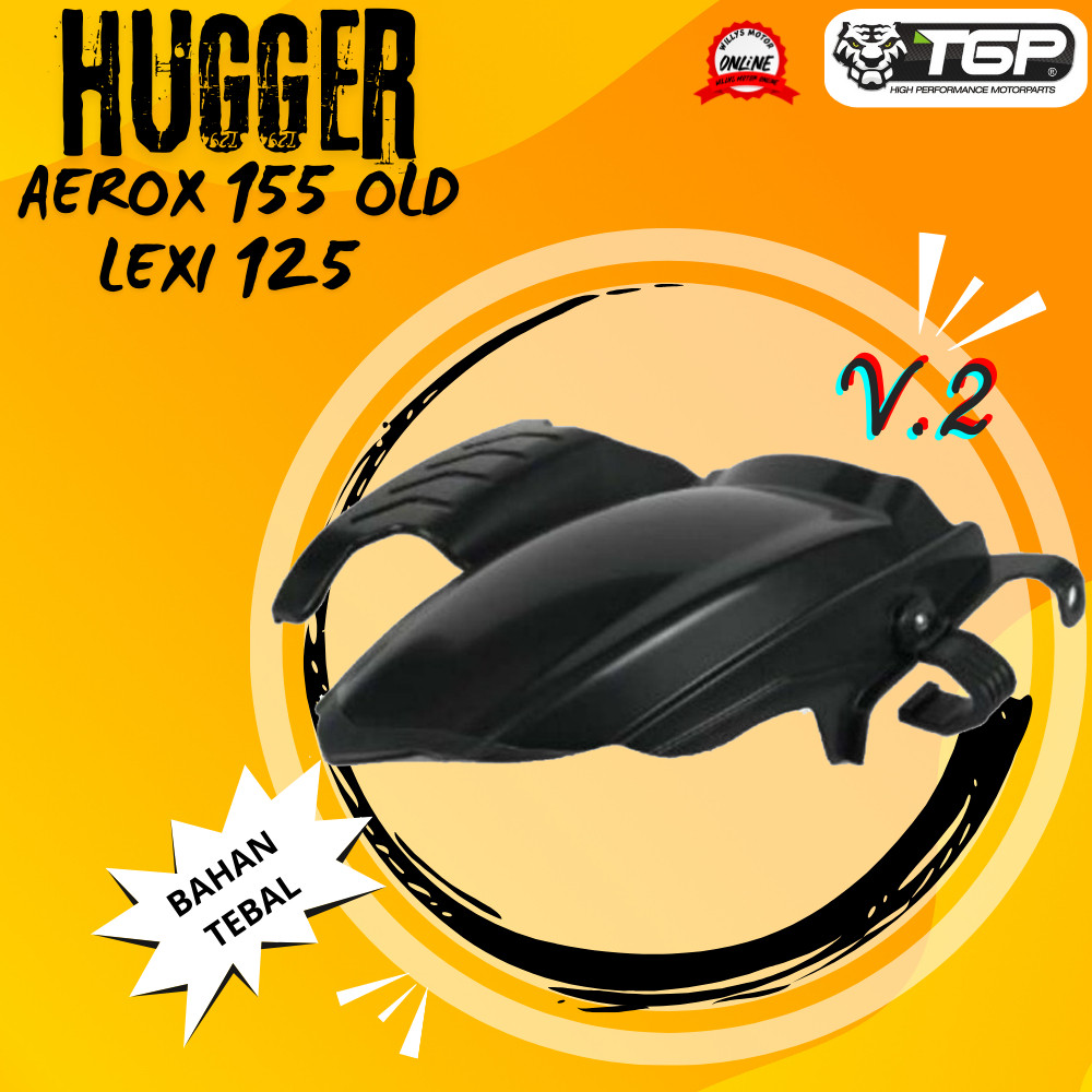 Spakbor kolong Aerox / Lexi / Hugger Aerox / Lexi TGP / Karpet Lumpur / Spakbor Belakang  Aerox