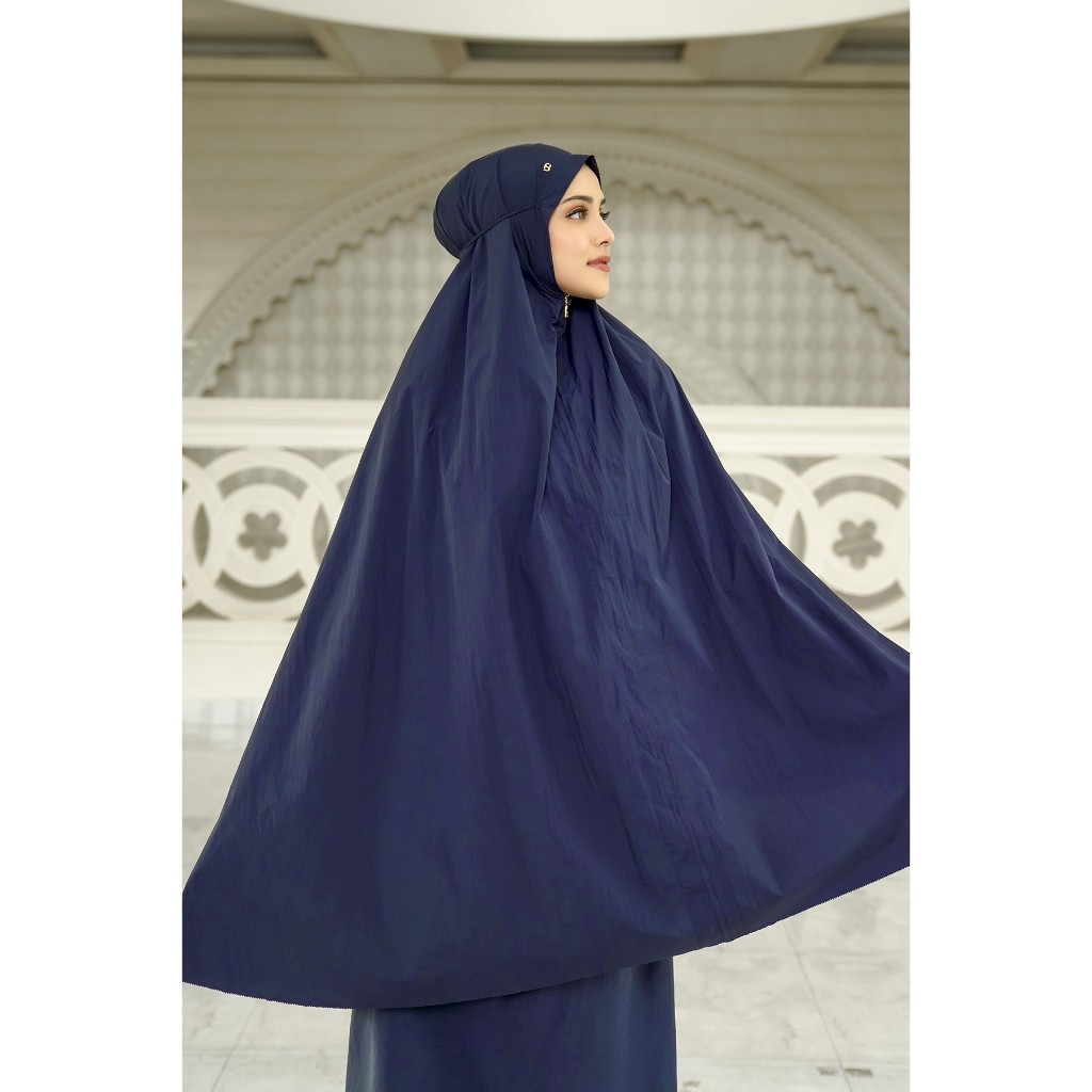 Buttonscarves Capsule Prayer Robe - Navy