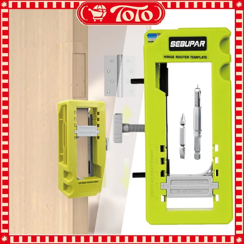 Locator Plate Penanda Engsel Sendok Alat Bantu Bor Lubang Engsel Untuk Pintu Lemari Kabinet Perangka