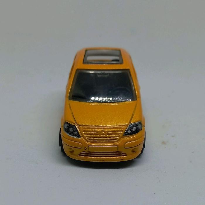 majorette citroen c3 kuning loose diecast 1/58 (s)