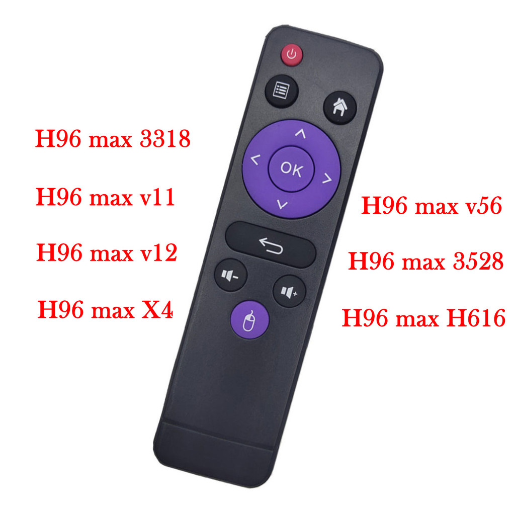H96 Max Series Universal Remote Control H96 RK3318 Android TV Box Learning Infrared Remote Control f
