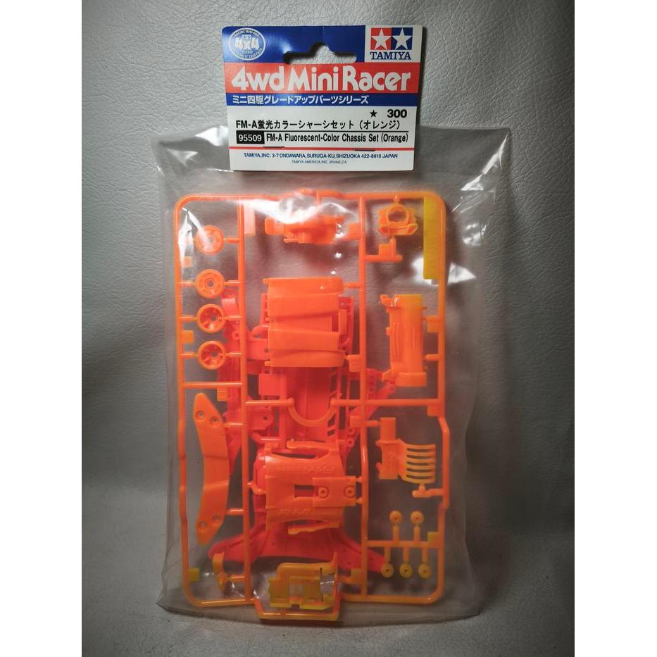 Tamiya 95476 FM-A Fluorescent Color Chassis Set (Orange) Dcast