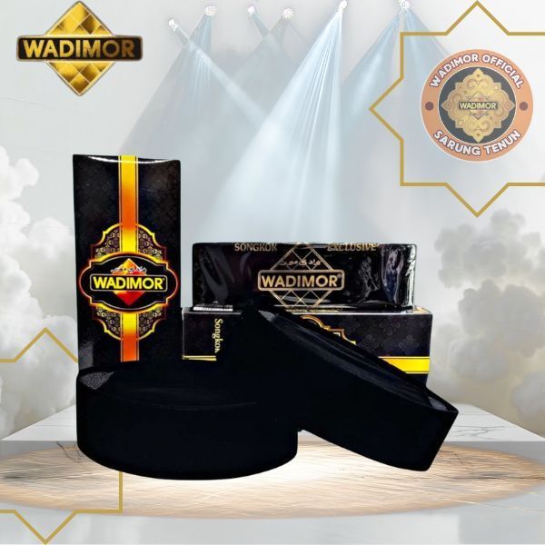 Peci Wadimor Original Hitam Beludru Halus AC || Peci Songkok WADIMOR AC Kopiah Santri Hitam Polos Pr