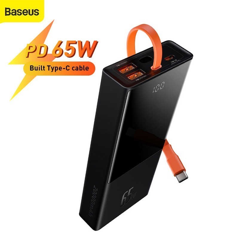 Baseus Elf Powerbank Digital Display Fast Charging 20000mAh 65W