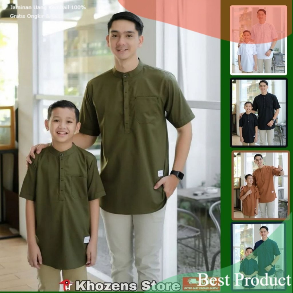 KOKO COUPLE AYAH DAN ANAK PREMIUM / QURTA PAKISTAN KAPEL AYAH DAN ANAK LAKI LAKI TERBARU - KOKO COUP
