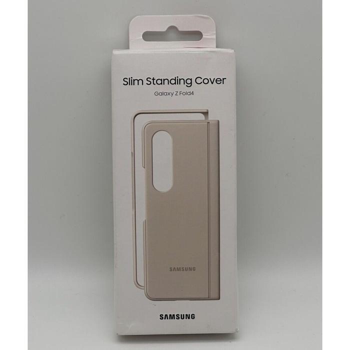 Samsung Galaxy Z Fold4 / Fold 4 Flip Original Asli Leather Cover - Hitam