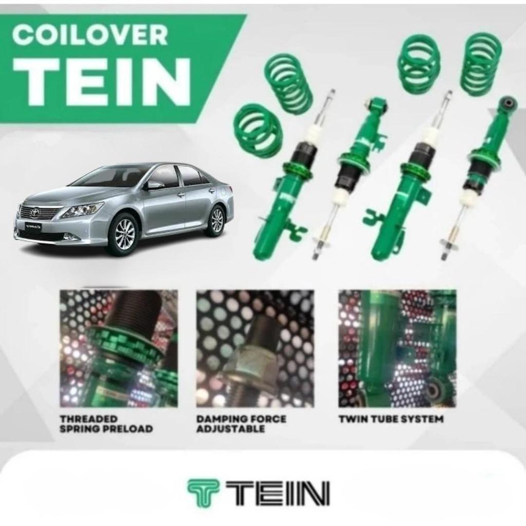 Tein Street Advance Z Coilover Toyota Camry ACV 50 2011-2017 Set Depan & Belakang Adjustable Soft & 