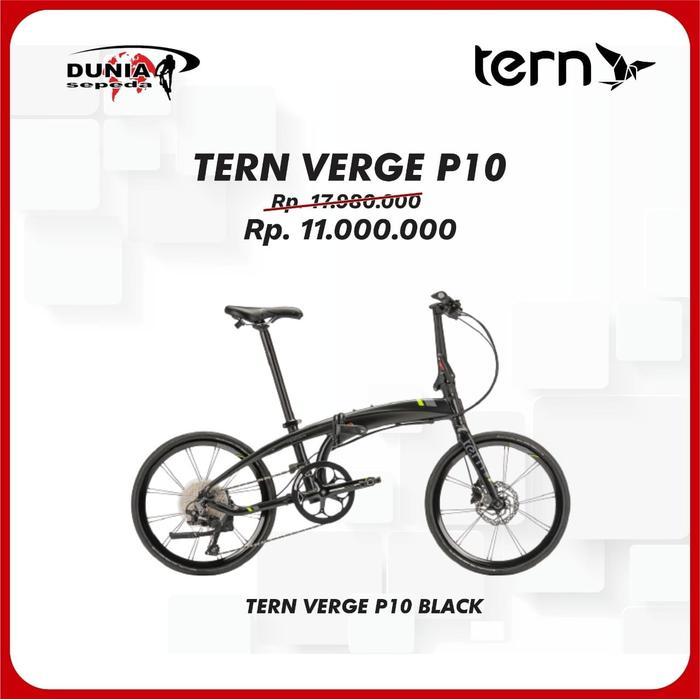 Sepeda Tern Verge P10 / Sepeda Lipat