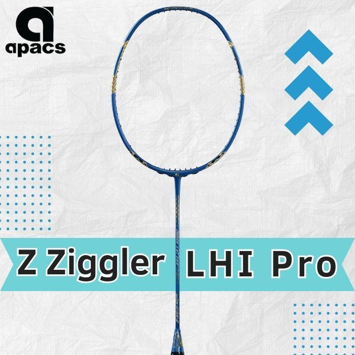 Raket Badminton APACS Z Ziggler LHI Pro Graphite Carbon 38 lbs Blue - FRAME SAJA