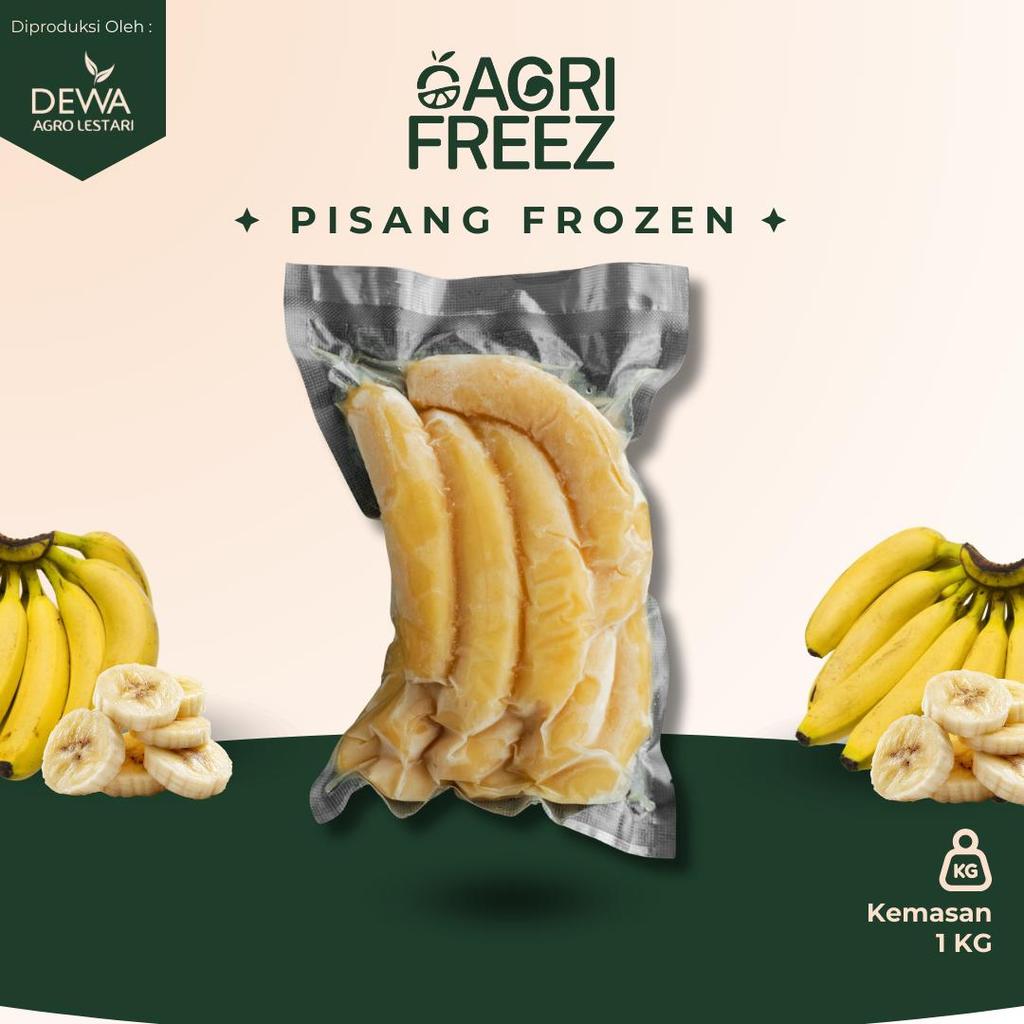 Frozen Fruit Pisang 1kg – Buah Beku Praktis untuk Jus & Dessert | AGRIFREEZ