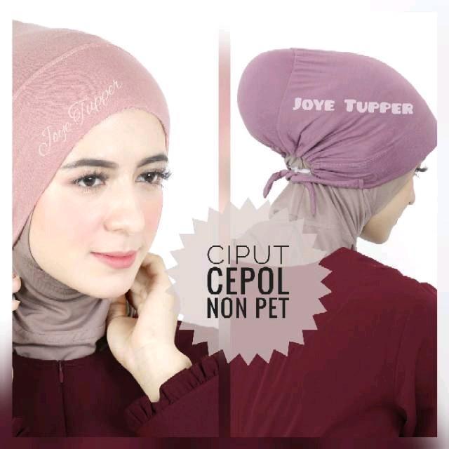 Ciput Cepol non Pet Rayon  - Hitam, One Size
