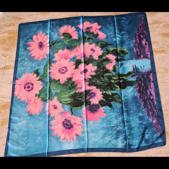 Hijab silk segi empat motif  /jilbab/hijab/kerudung-MH60 - motif j, garis