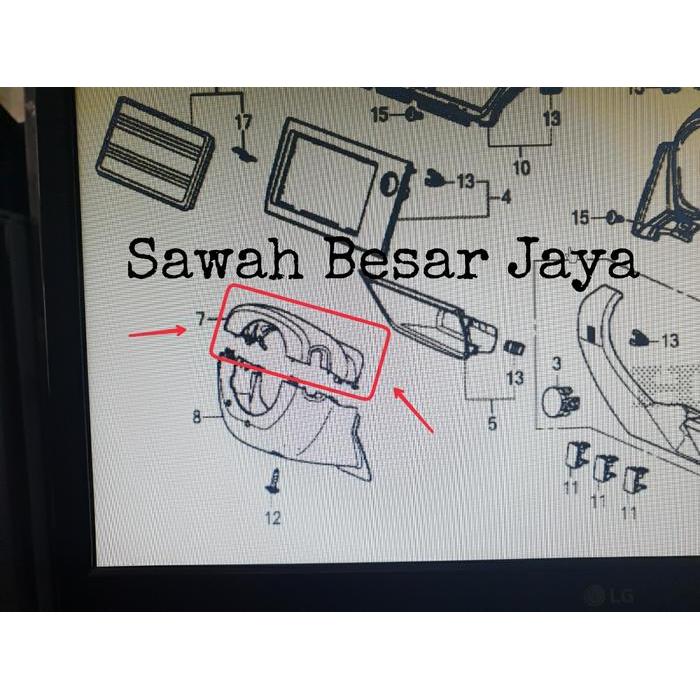 Cover Column Upper - Tutup Atas Air Bag Steer Stir Honda Brio . Mobilio . BRV 2016 2017 2018 2019 20