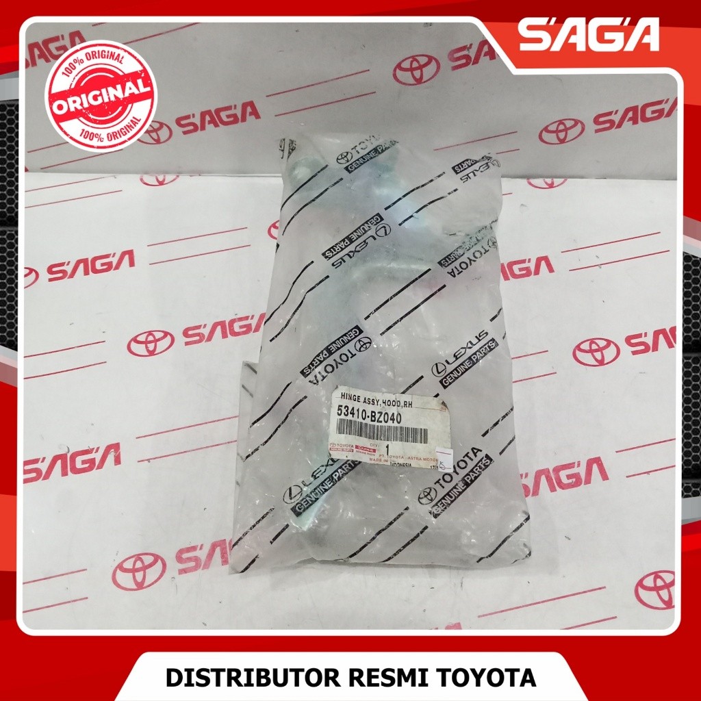 SAGA | Engsel Kap Mesin Kanan Avanza Xenia All New 2012-2014 Original 53410-BZ040