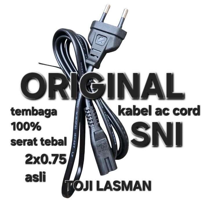 ( KABEL AC 8 ORIGINAL ) kabel ac cord buntung power supply adaptor ac 220v listrik 8