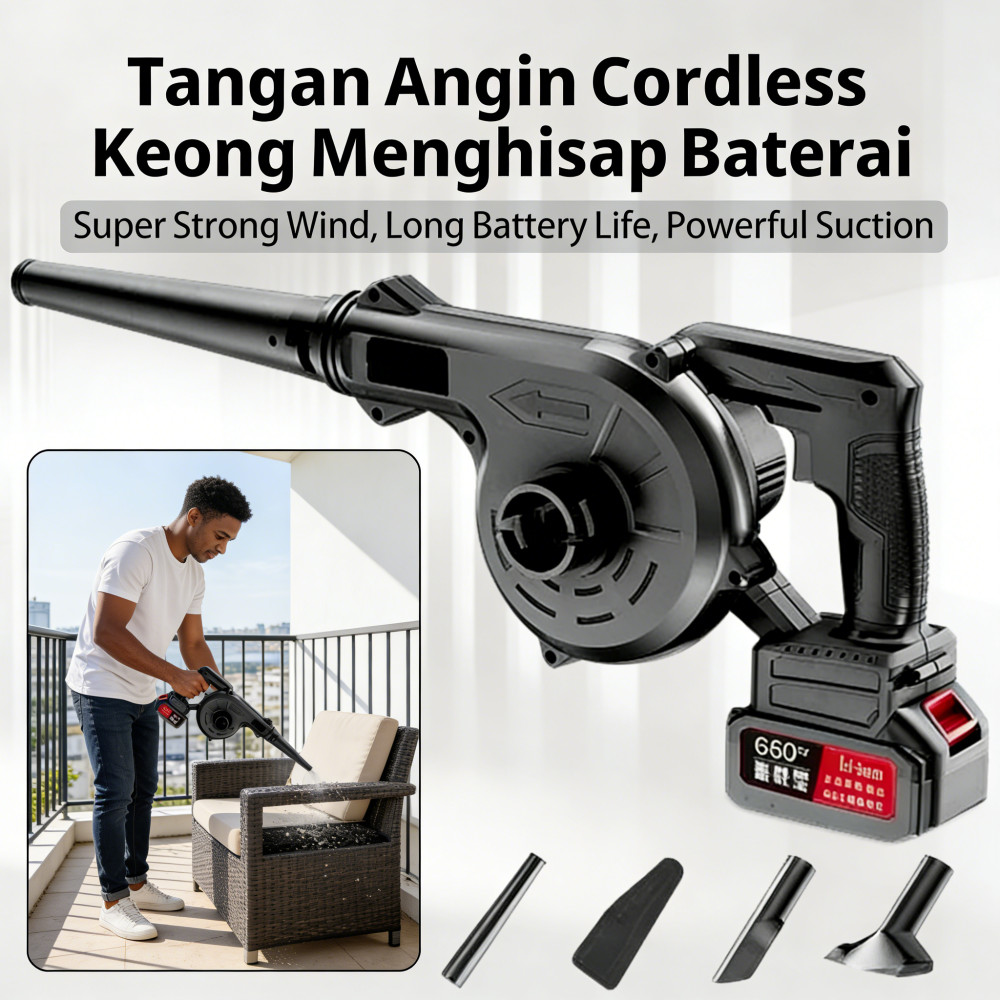 Blower Tangan Baterai Blower Blower Angin Keong Menghisap Blower Mesin Pengering