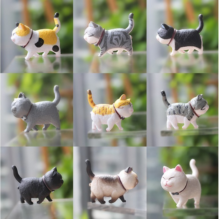 Miniatur Kucing Mini / Pajangan Kucing / Action Figure Kucing Mini / Random Miniatur Satuan / Pajang