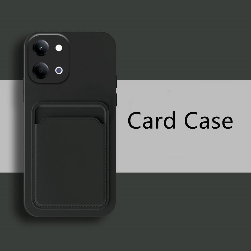 Phone case VIVO Y11D VIVO Y05 VIVO V70 Soft Card Holder Slot Silicone Wallet Back cover VIVO V70 VIV