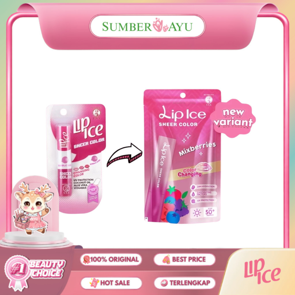 SUMBER AYU | LIP ICE SHEER COLOR SERIES