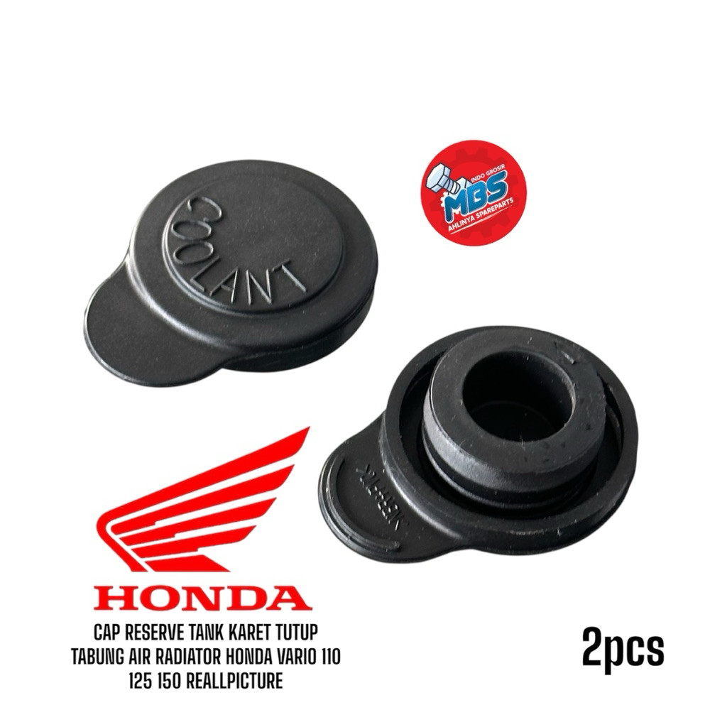 TERLARIS CAP RESERVE TANK KARET TUTUP TABUNG AIR RADIATOR HONDA VARIO 110 125 150 REALLPICTURE ORI