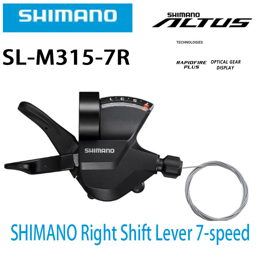 SHIMANO Altus SL-M315 SL-M310 MTB Shifter 2X7 2X8 3x7 3x8 2 3 7 8 14 16 21 24 S Speed Set Tuas Pemin