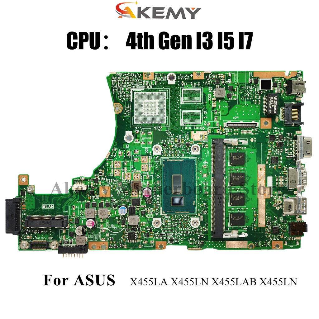 X455LA Laptop Motherboard For ASUS X455B W491L W419L K455L X455LAB X455L A455L X455 DX882L Mainboard