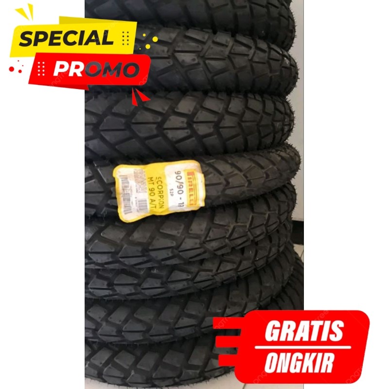Ban Motor Trail Pirelli Scorpion 90/90-19 Tubeless Dual Purpose Kawasaki KLX