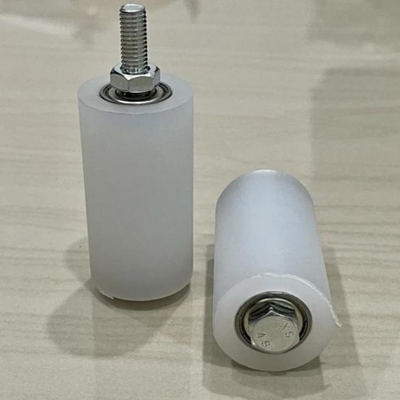 roda teflon 35mm pagar nylon nilon 11/4 pagar garasi gerbang bearing