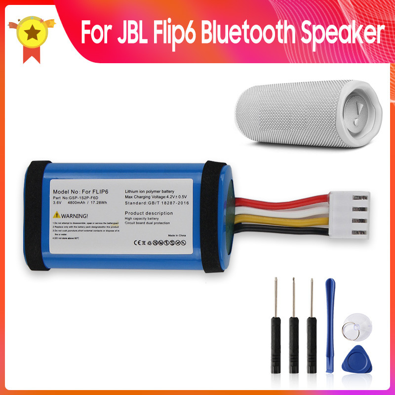 Replacement Battery GSP-1S2P-F6D For JBL Flip 6 Flip6 Portable Wireless Bluetooth Speaker Quality Ba