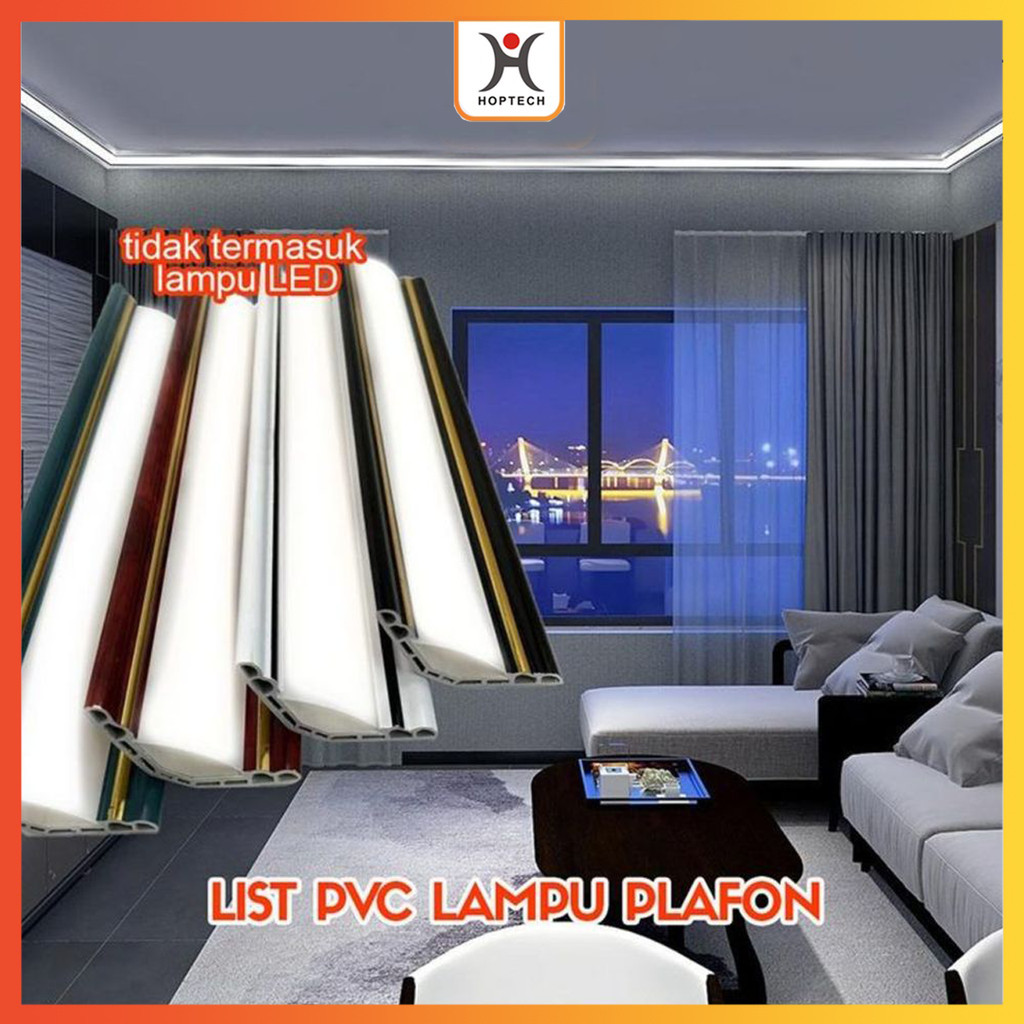 Hoptech - List Lampu Plafon PVC / List Lampu LED Termurah
