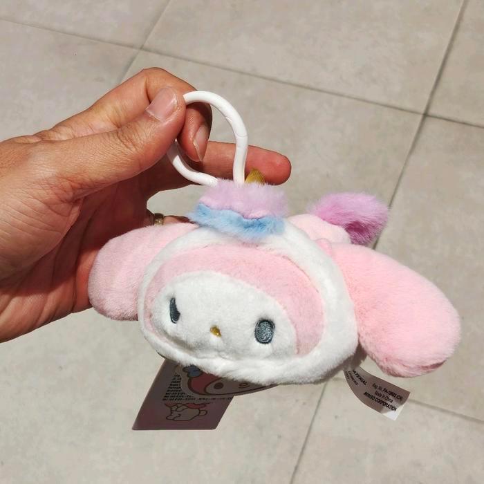 Miniso Hiasan Tas / Gantungan Kunci SANRIO HELLO KITTY / MY MELODY UNICORN Series (Lying HELLO KITTY