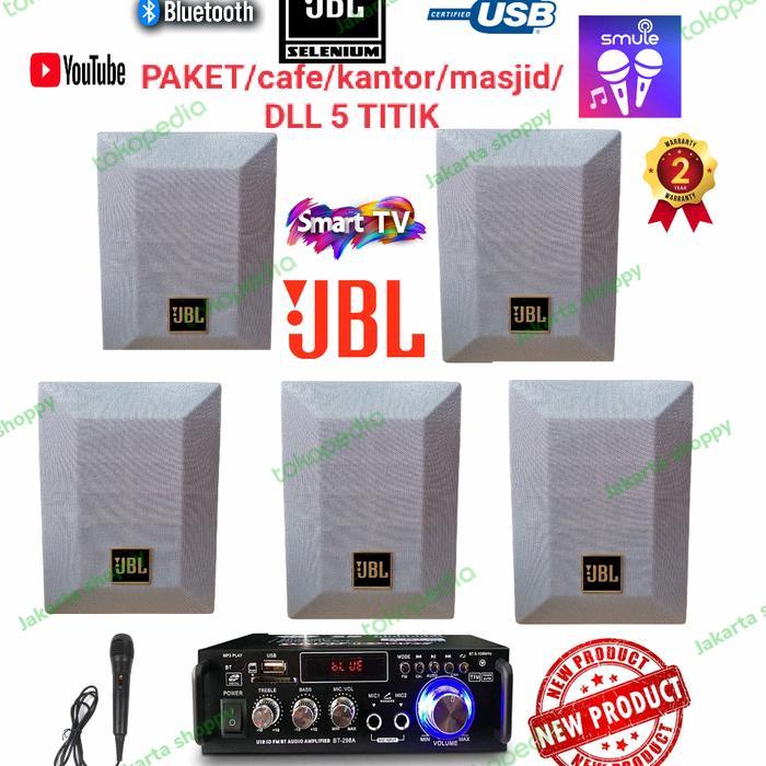 Promo paket murah cafe/karaoke/masjid/DLL speaker 4 inch JBL 5 titik