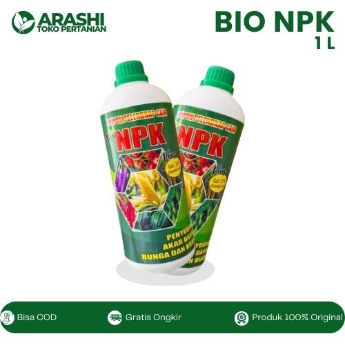 BIO NPK Plus 1 Liter Pupuk Cair Makro Mikro Berkualitas Untuk Pertanian