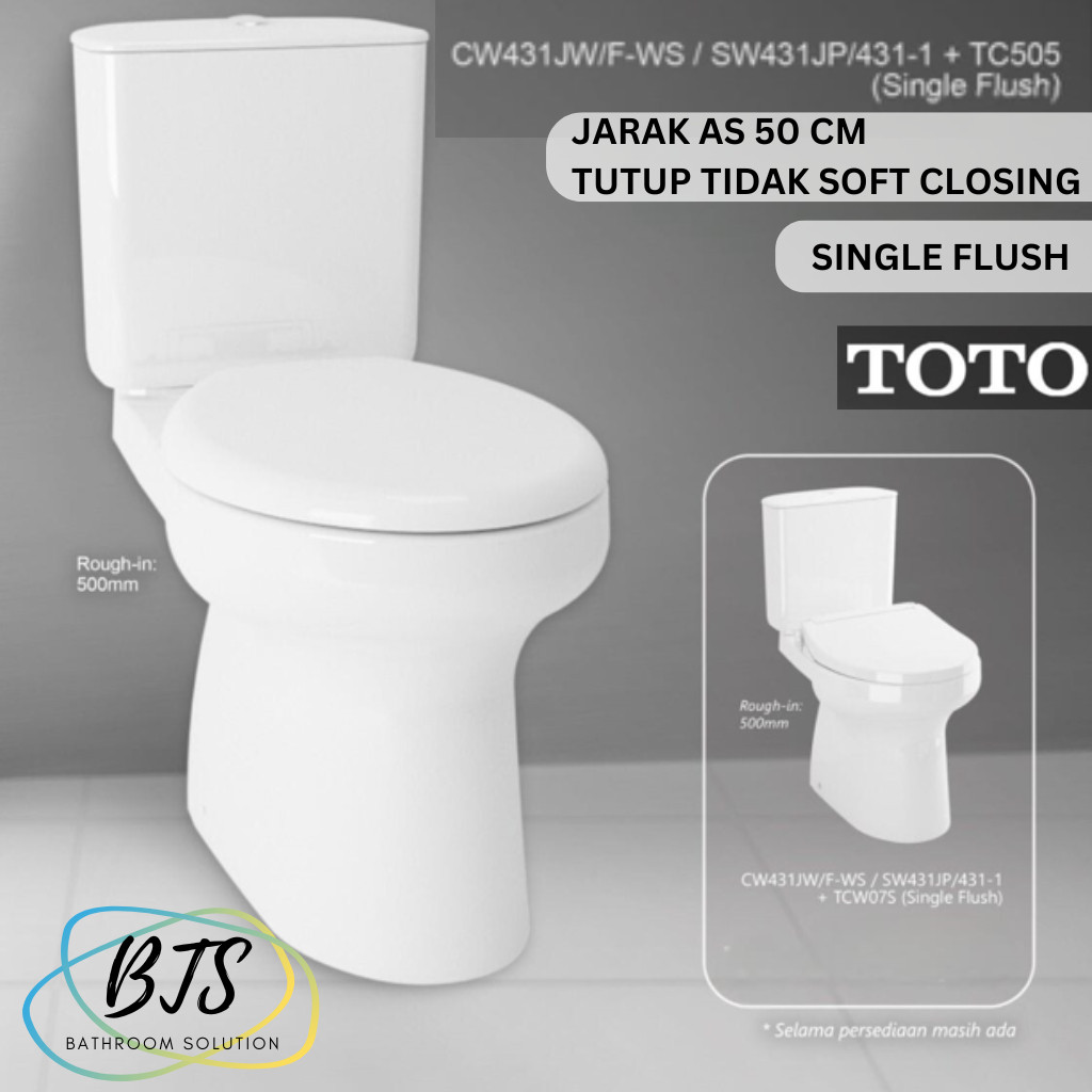 Kloset duduk TOTO CW431 / CW 431 / SW 431 JP / CW431JW