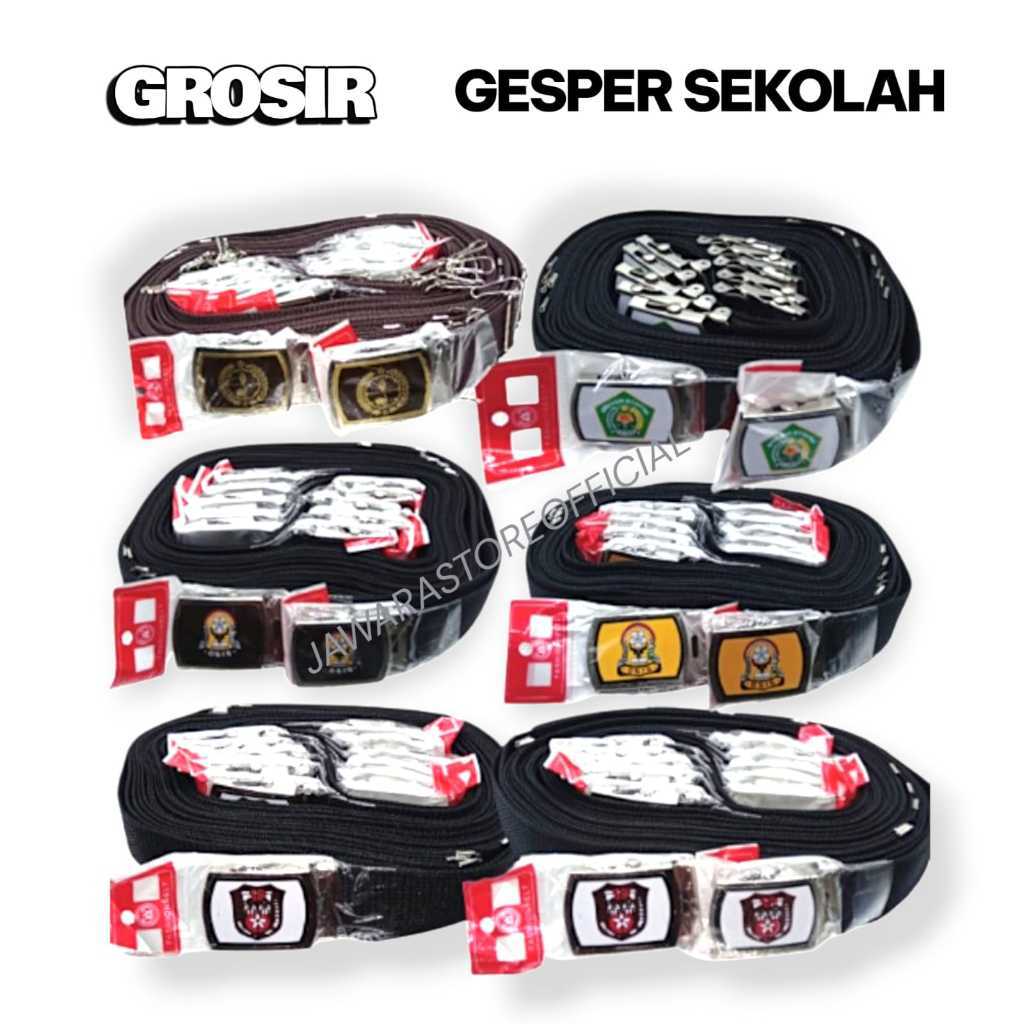 Grosir Gesper Sekolah 12Pcs Perlusin Sd Smp Sma