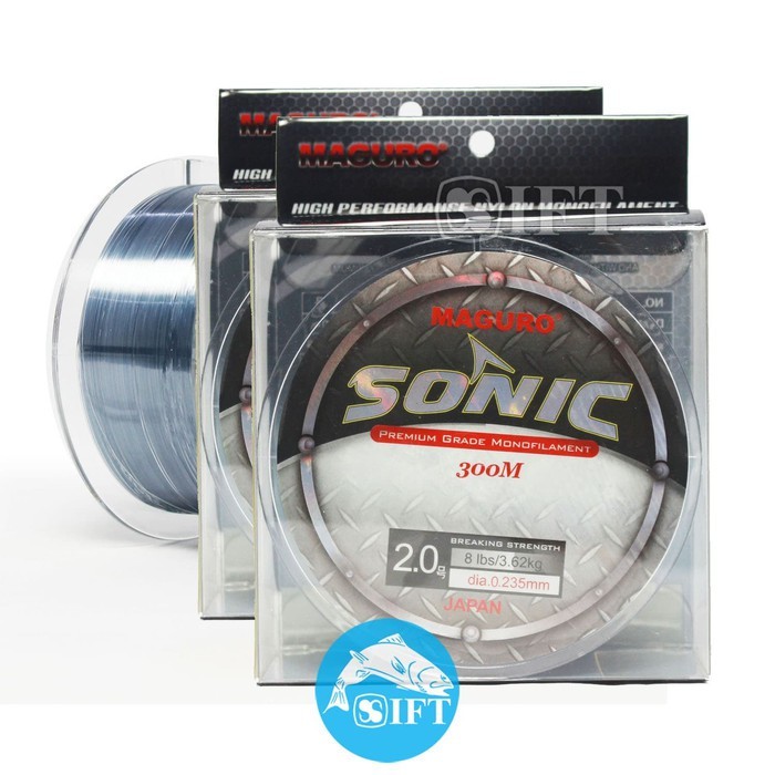 Senar Maguro SONIC 300M | Made in Japan - Pancing nilon mono line | SM Store