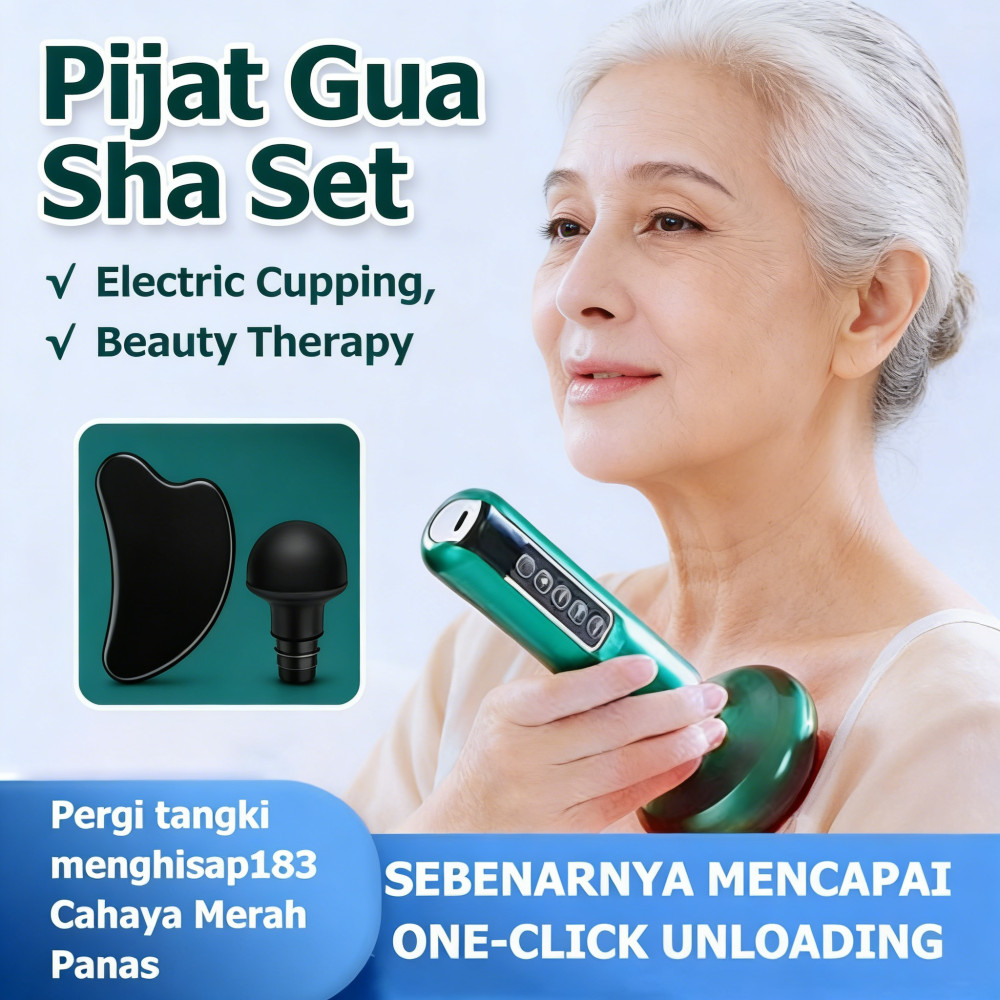 Pijat Cupping Set Gua Sha Elektrik Alat /Gua Sha Therapy Machine Elektrik