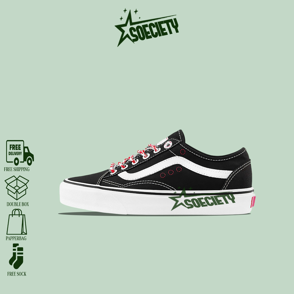 Sepatu Sneakers Vans Old Skool Tapered Diy Triple Lace BNIB Unisex