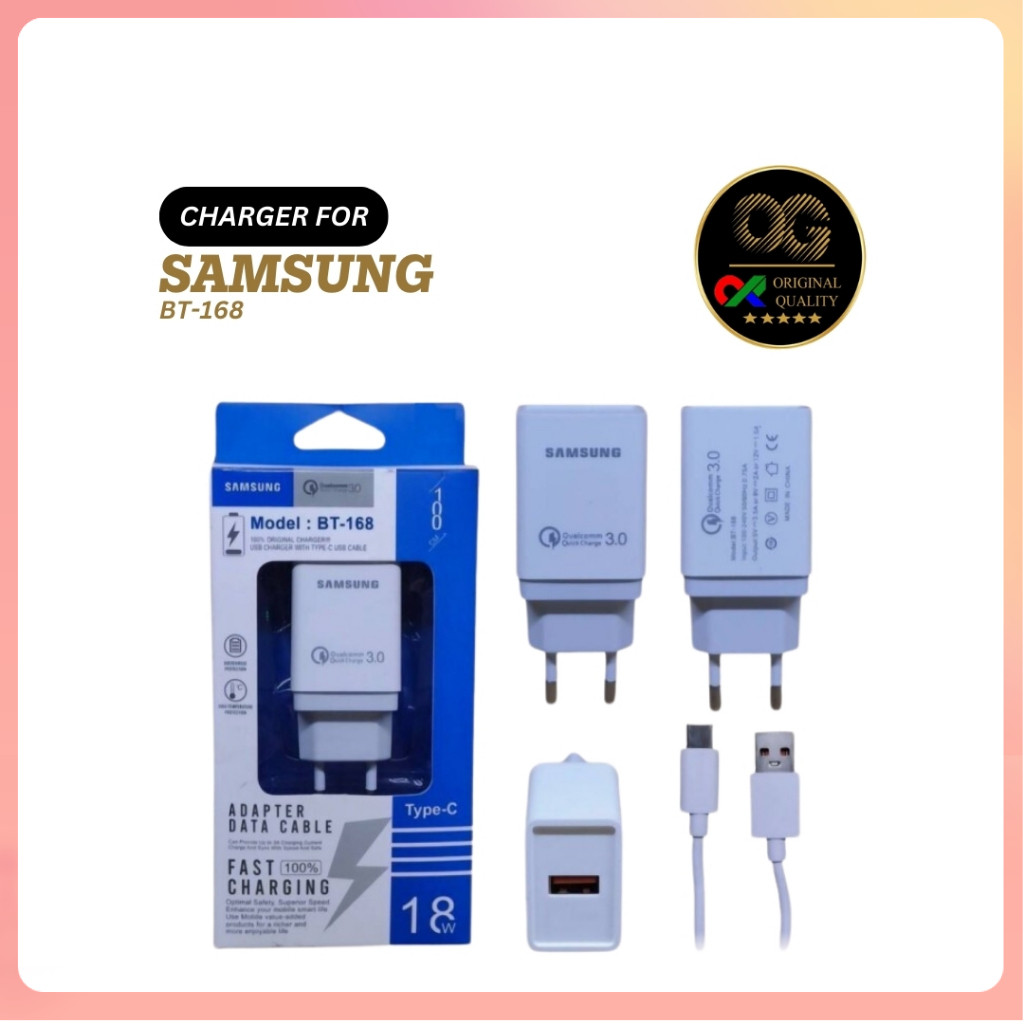 CHARGER MICRO SAMSUNG BT-168 FAST CHARGING Charger Original