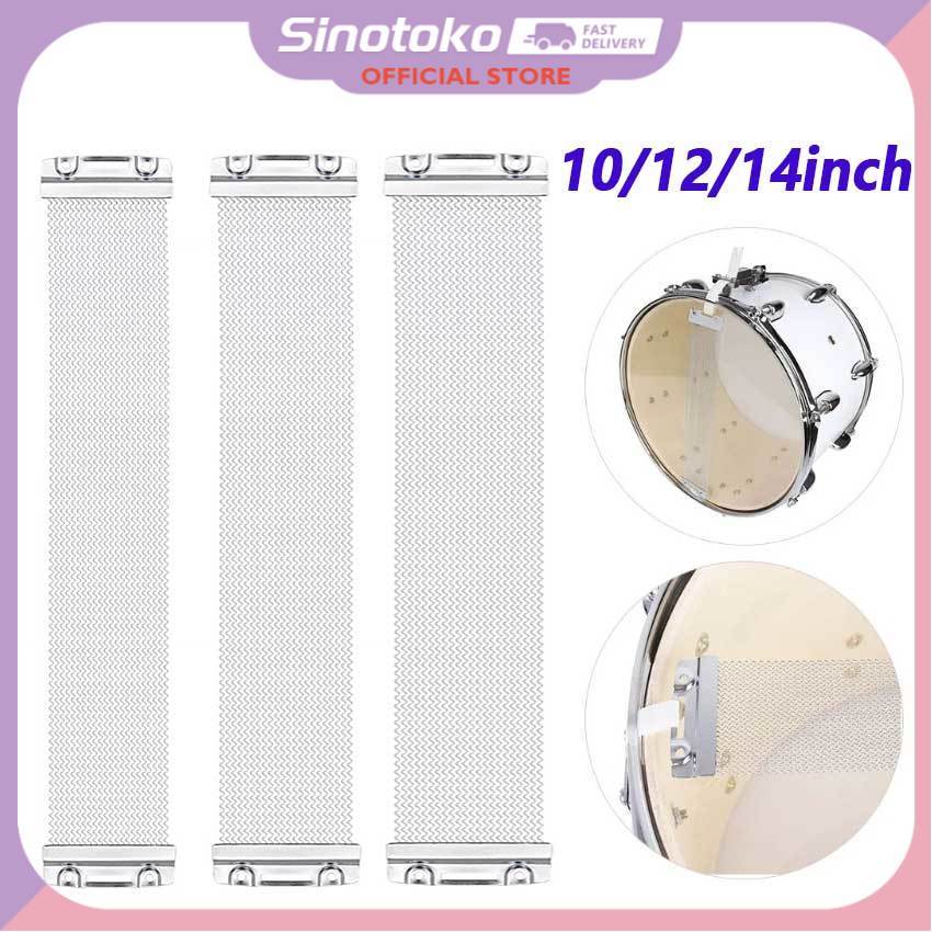 Per Snare Drum 10/12/14 Inch Kawat Baja Chrome – Respons Cepat & Tajam, Pengganti Mudah untuk Kawat 