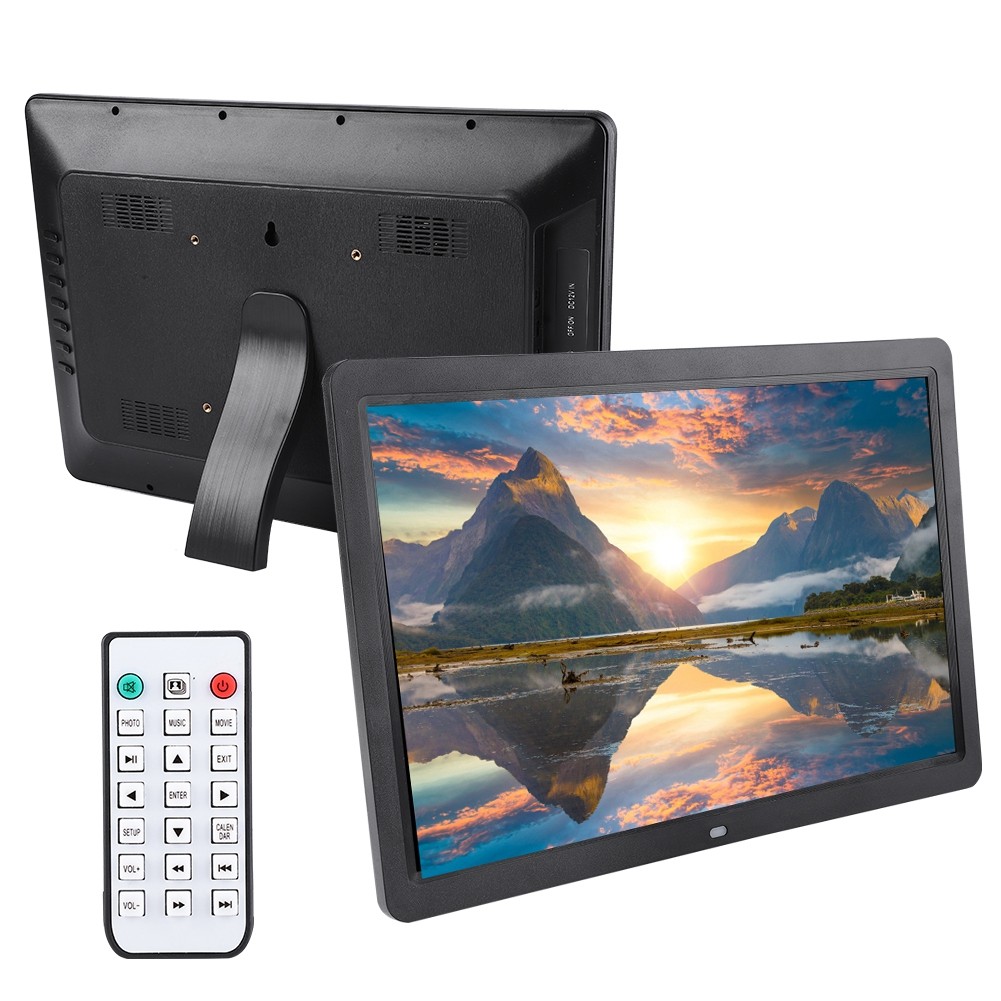 154 Multifunction 1280*800 gital Photo Frame Music Movie Player with Remote Controller gital Photo F