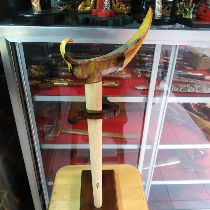 Warangka Keris Ladrang Surakarta Kayu Timoho Pelet Motif Sampir Alusan