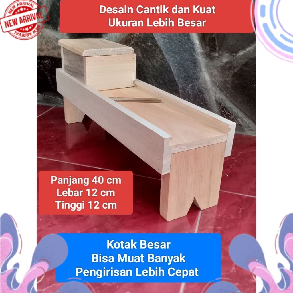 Pengiris bawang JATI BELANDA Ukuran BESAR/ Irisan bawang merah/Pengiris serbaguna PRAKTIS HEMAT 